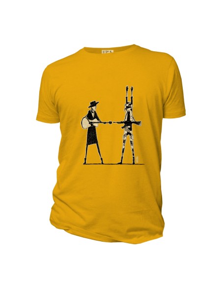 T-shirt bio équitable DOUALA "Haut les mains"