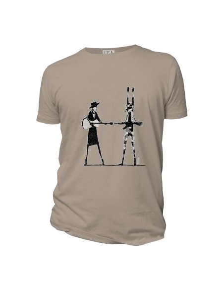 T-shirt bio équitable DOUALA "Haut les mains"