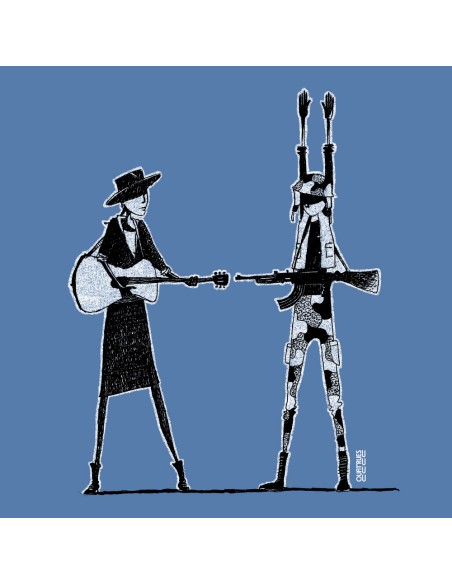 T-shirt bio équitable DOUALA "Haut les mains"