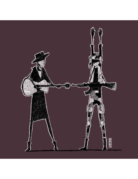 T-shirt bio équitable DOUALA "Haut les mains"