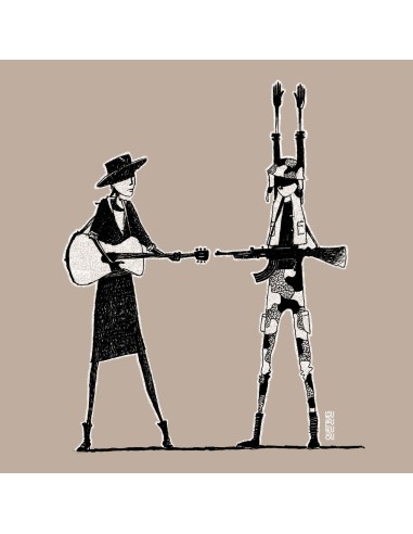T-shirt bio équitable DOUALA "Haut les mains"