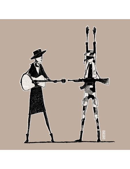 Organic and ethical T-Shirt DOUALA "Haut les mains"