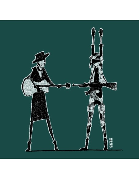 T-shirt bio équitable DOUALA "Haut les mains"