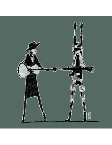 Organic and ethical T-Shirt DOUALA "Haut les mains"