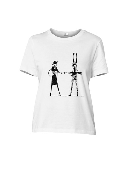 T-shirt coton bio/recyclé équitable Sevilla "Haut les mains"