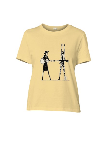 T-shirt coton bio/recyclé équitable Sevilla "Haut les mains"