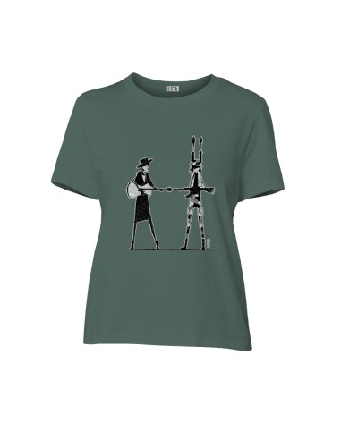 T-shirt coton bio/recyclé équitable Sevilla "Haut les mains"