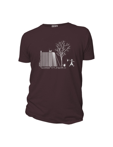 T-shirt bio équitable DOUALA (BP) "Code bar(b)re"