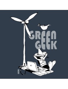 T-shirt bio équitable DOUALA (BP) "Green Geek" 2