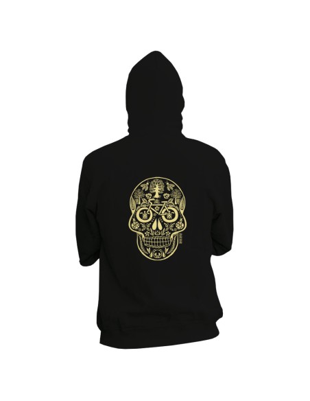 Fair and organic zipped hoodie BOSTON (BP) "Tête de vie"