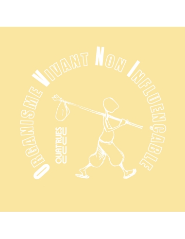 Organic and fair V-neck T-shirt AWARA (BP) "empreinte O.V.N.I"