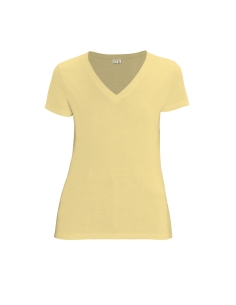 T-shirt équitable coton bio col V (BP) AWARA "empreinte O.V.N.I"