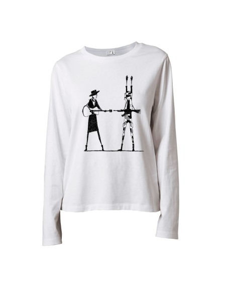 T-shirt coton bio éthique ABASAN "Haut les mains"