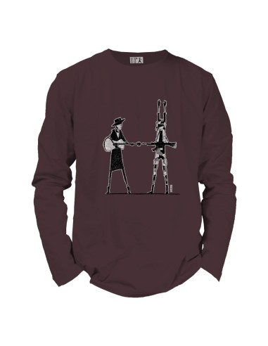 T shirt coton bio équitable BEITUN "Haut les mains"