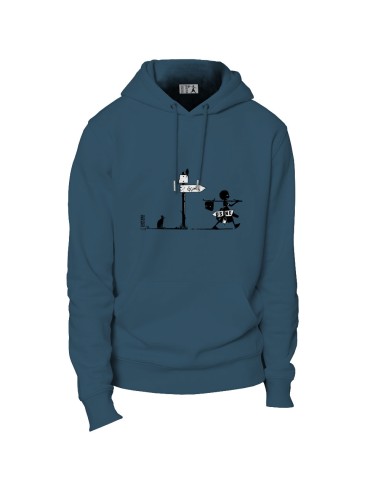 Ethisches Bio-Kapuzensweatshirt JAISALMER "Usine buissonnière"