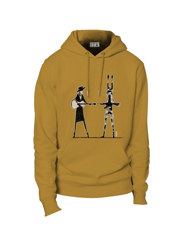 Sweat bio éthique unisexe JAISALMER "Haut les mains"