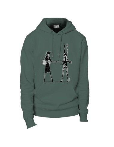Sweat bio éthique unisexe JAISALMER "Haut les mains"