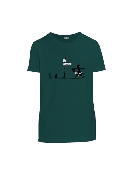 T shirt coton bio équitable MANAUS "Usine buissonnière"