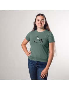 Fair-trade und Bio-/Recycling-Baumwolle T-Shirt SEVILLA "Usine buissonnière"
