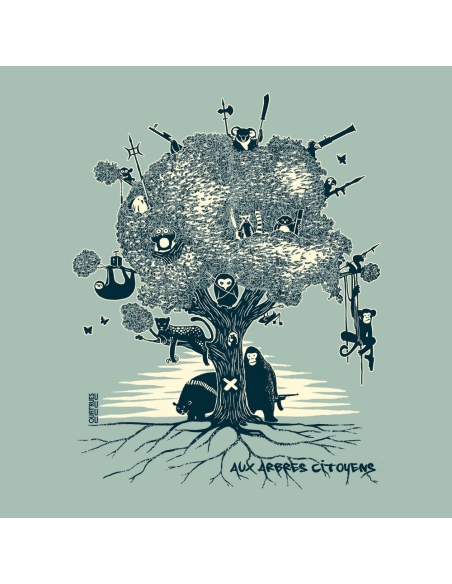 Organic and ethical T-Shirt DOUALA (BP) "Aux arbres citoyens"