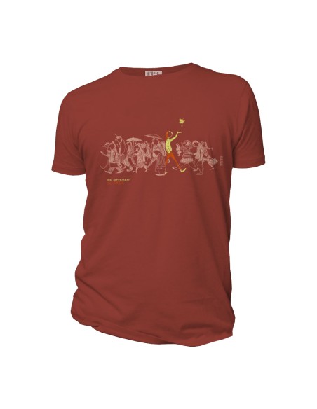 T shirt bio éthique "Be different" 100% coton biologique, éthique et engagé.