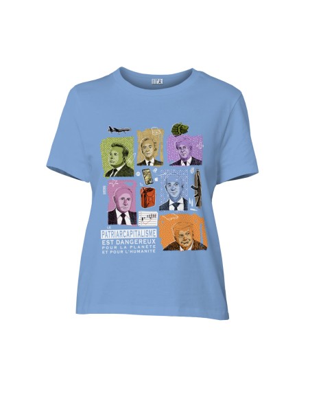 Fairtrade organic/recycled cotton T-shirt SEVILLA "Patriarcapitalisme"