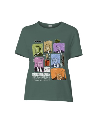Fairtrade organic/recycled cotton T-shirt SEVILLA "Patriarcapitalisme"