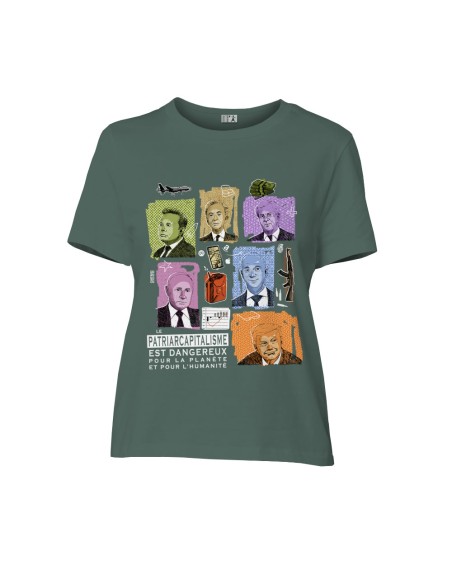 Fairtrade organic/recycled cotton T-shirt SEVILLA "Patriarcapitalisme"