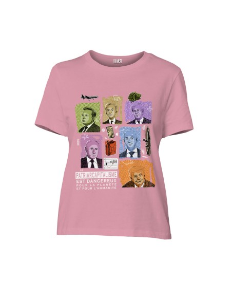 Fairtrade organic/recycled cotton T-shirt SEVILLA "Patriarcapitalisme"