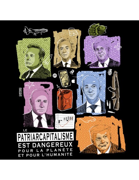 Sweat bio éthique unisexe JAISALMER "Patriarcapitalisme"