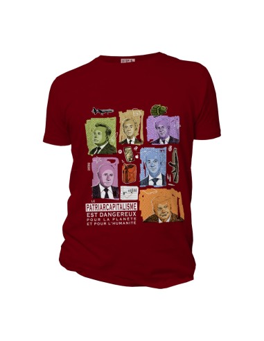Organic and ethical T-Shirt DOUALA "Patriarcapitalisme"