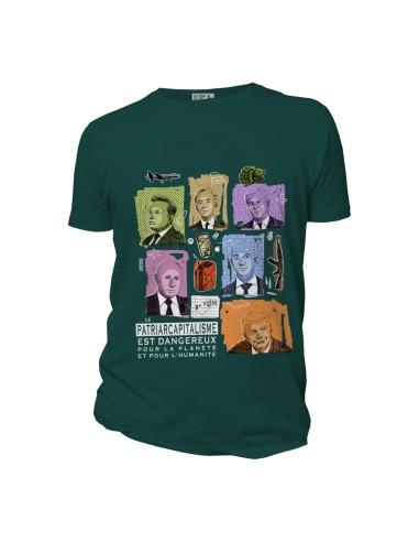 Organic and ethical T-Shirt DOUALA "Patriarcapitalisme"