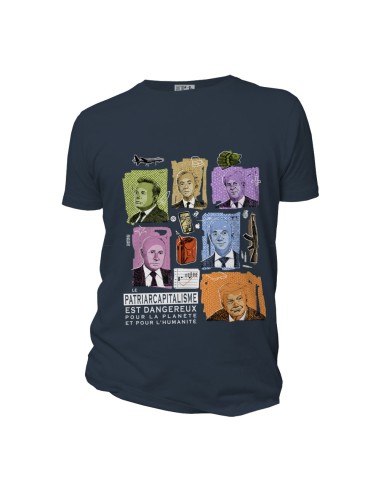 Organic and ethical T-Shirt DOUALA "Patriarcapitalisme"