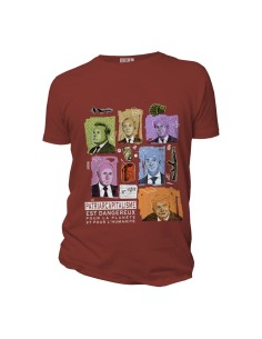 T-shirt coton bio équitable DOUALA "Patriarcapitalisme"