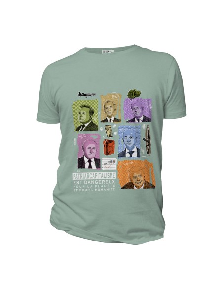 Organic and ethical T-Shirt DOUALA "Patriarcapitalisme"