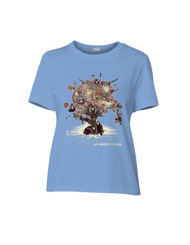 Fair-trade und Bio-/Recycling-Baumwolle T-Shirt SEVILLA "Aux arbres citoyens"
