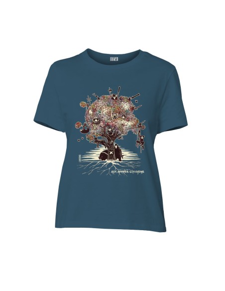 T-shirt coton bio/recyclé équitable Sevilla "Aux arbres citoyens"