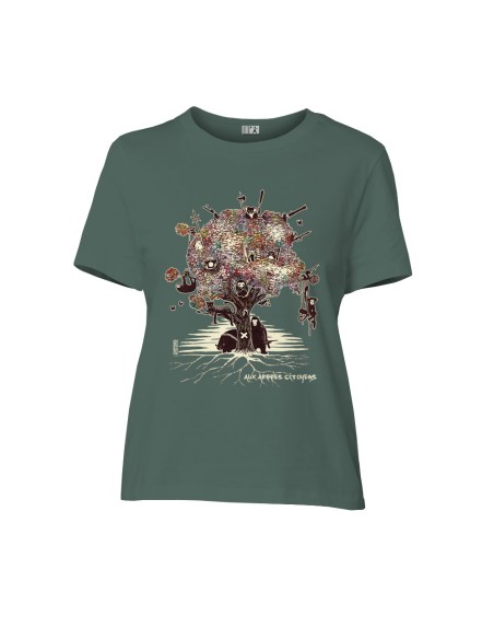 Fairtrade organic/recycled cotton T-shirt SEVILLA "Aux arbres citoyens"