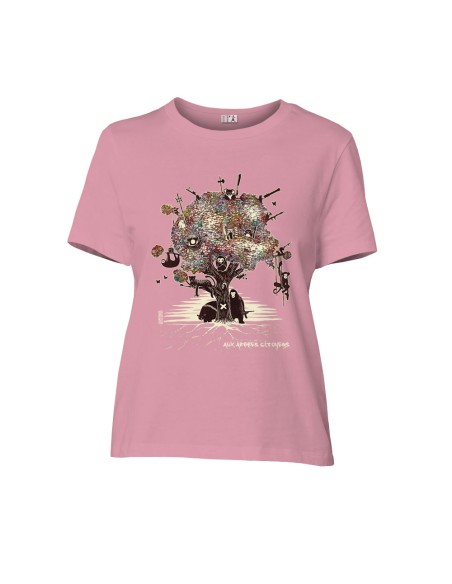T-shirt coton bio/recyclé équitable Sevilla "Aux arbres citoyens"