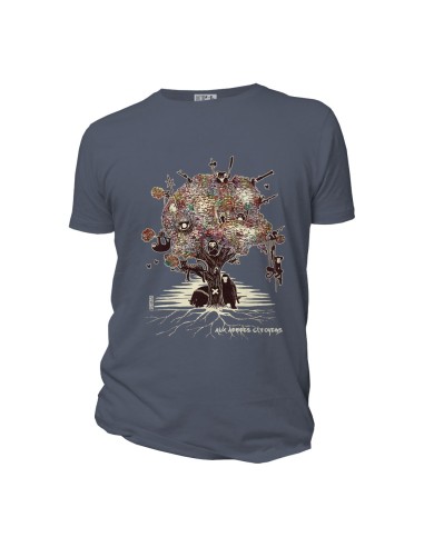 T-shirt engagé coton bio et équitable "aux arbres citoyens"