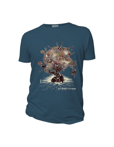 T-shirt engagé coton bio et équitable "aux arbres citoyens"