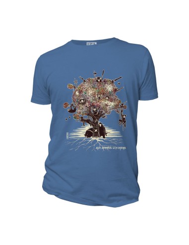 T-shirt engagé coton bio et équitable "aux arbres citoyens"
