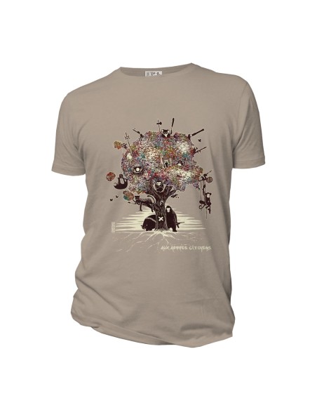 T-shirt engagé coton bio et équitable "aux arbres citoyens"