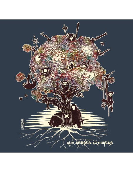 T-shirt engagé coton bio et équitable "aux arbres citoyens"