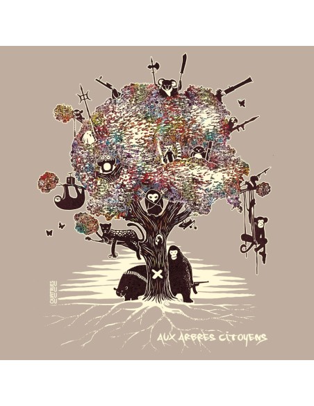 T-shirt engagé coton bio et équitable "aux arbres citoyens"