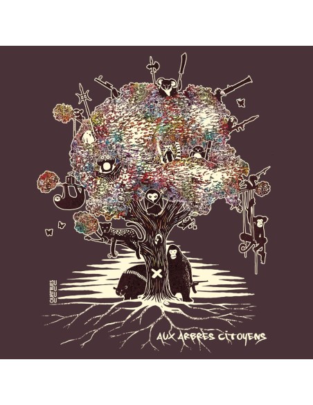 T shirt coton bio équitable BEITUN "Aux arbres citoyens"