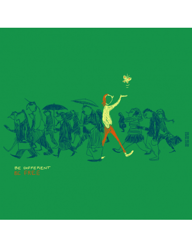 T-shirt fair-trade and organic NARA "Be different"