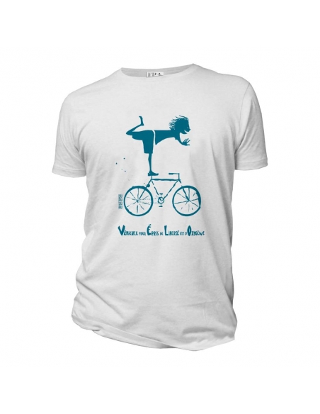 Organic and ethical T-Shirt DOUALA "Vélo"
