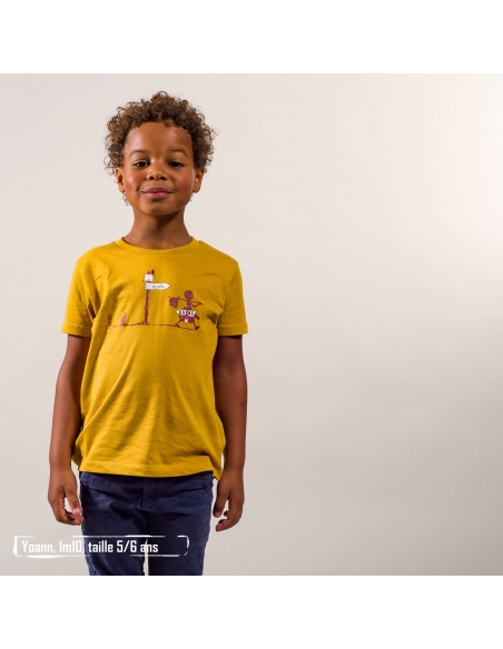 Bio und Fair gehandelte T Shirt MANAUS "Usine buissonnière"