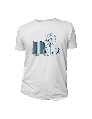 T-shirt bio équitable DOUALA "Code bar(b)re"